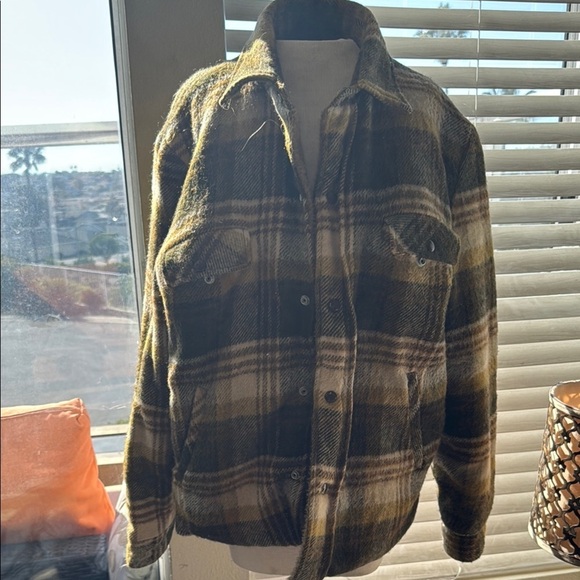 Towncraft Vintage super warm flannel plaid lined Pennys Jacket / Coat size Large - Picture 3 of 15